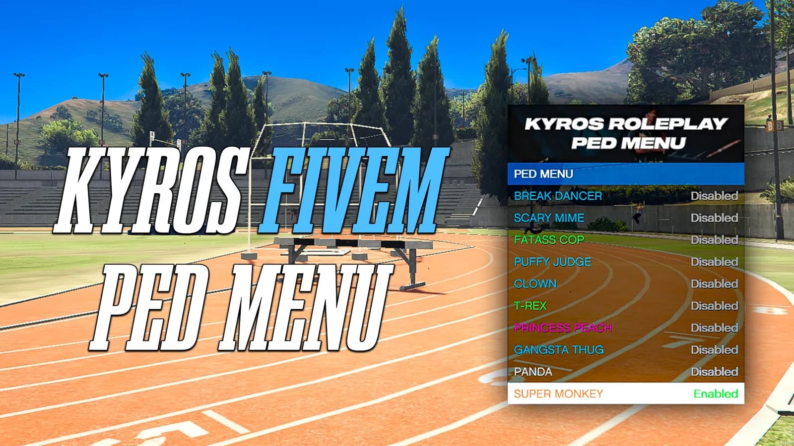 Ped Menu